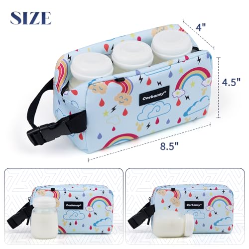Small Cooler Bag (Blue-Rainbow)