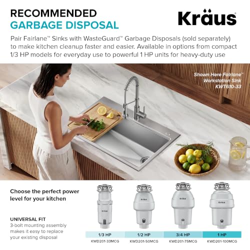 Fairlane 24 in Drop In Single Bowl Stainless Steel Kitchen Sink (24 Inch / Single Bowl — Drop In)