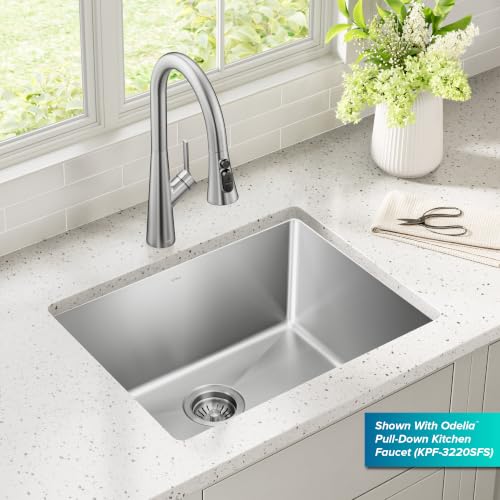 Fairlane 24 in Undermount Single Bowl Stainless Steel Kitchen Sink (24 Inch / Single Bowl Utility — Undermount)
