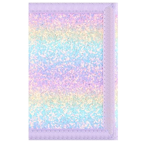 RFID Blocking Canvas Wallet for Men and Women (Rainbow3)
