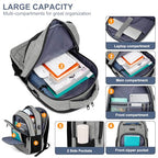 School Backpack for Teens Boys (Dh54-gray / 17.3 Inch)