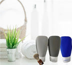 Leak Proof Silicone Refillable Bottles 3oz-90 ml Travel Squeeze Bottles - Image 3