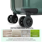 Carry On Luggage (Dark Green / 20 Inch)