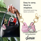 x Sanrio Character Keychain Case Compatible with Apple AirTag (My Mel Ody)