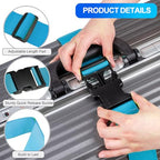 Luggage Straps for Suitcases TSA Approved (Blue)