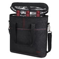 3 Bottle Wine Cooler Bag Carrier for Travel (Black)