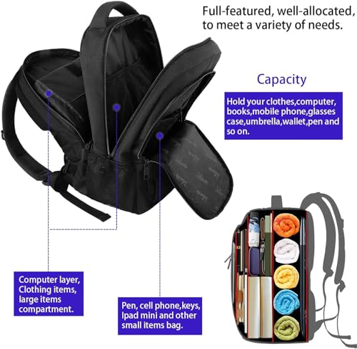 18 Inch Laptop Backpack (18 Inch / Deep Black)