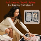 12 Pack Vacuum Bags for Travel with Rechargeable air Pump (12 Combo Travel Size)