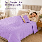 Weighted Blanket (06-purple / 60" x 80" | 20lbs)