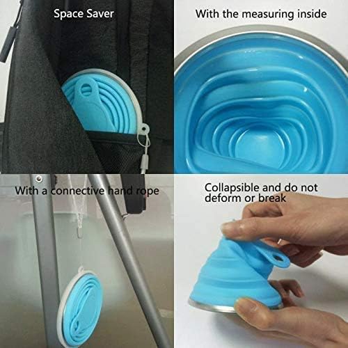 IYYI Collapsible Cups for Traveling, Silicone Collapsible Cups, Camping Mugs - Image 5