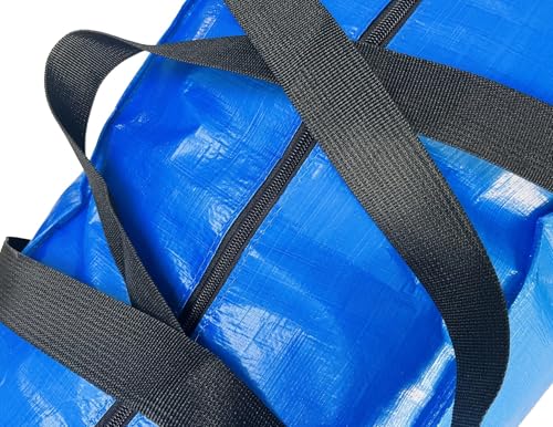 Extra Large Storage Duffle Bag (210L - 42"l x 13.5"w x 23"h / Blue)