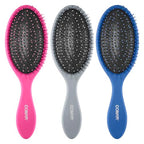 Detangling Hair Brush Set (Blue,Pink,Grey / 3 Count Full Size)