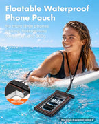Floating Waterproof Phone Pouch 2 Pack (8.0 inch)