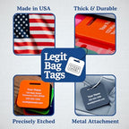 Custom Luggage Tags (Lime / Acrylic Tags (Light, Bright & Durable))
