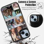 Custom Wallet Phone Case for iPhone 14 Plus (Black-C / iPhone 14 Plus)