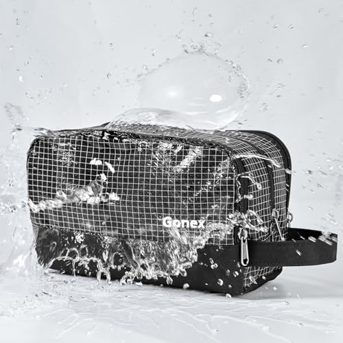 Travel Toiletry Bag for Men (Check Patten (Black))