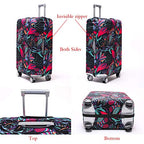 Travelkin Luggage Covers For Suitcase Tsa Approved Suitcase Cover Protector (Flourish / S)