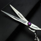 6/7/7.5/8/9-inch professional hair clipper set, stainless steel sharp hair clippers, hairdresser specific scissors (7 in cutting scissors) (7 in Cutting Scissors)