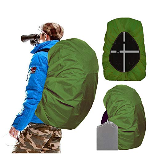 Waterproof Backpack Rain Cover for 15 (Military Green / Small (for 15-25L backpack))