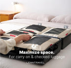 Premium Compression Packing Cubes for Travel (Sand / 6 pack)