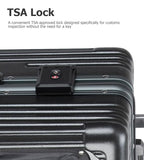 PC Hardside Carry On Luggage (A4-Grey (zipperless closure) / 22.5")