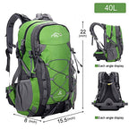 INOXTO lightweight Hiking Backpack 35L (40l Green)