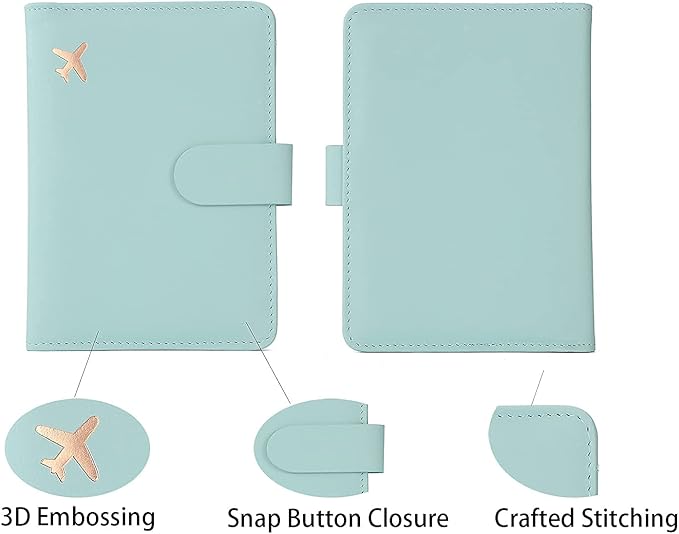 Melsbrinna Premium Leather Passport Holder Covers Case, Waterproof Rfid - Image 4