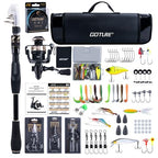 Fishing Rod and Reel Combo (1 Rod & 1 Reel Spinning Fishing Combo - Portable Fishing Rod Bag / 2.7M/9FT - A)