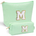 Initial Makeup Bag for Teens (Green / M)