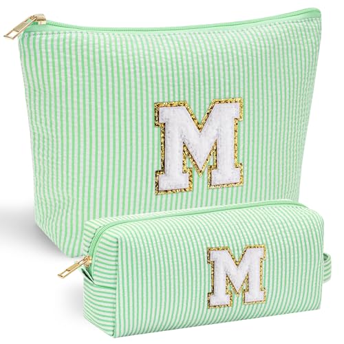Initial Makeup Bag for Teens (Green / M)