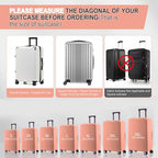 Travel Luggage Cover (Pink / 28-29 inch)