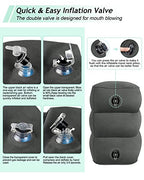 Inflatable Travel Foot Rest Pillow