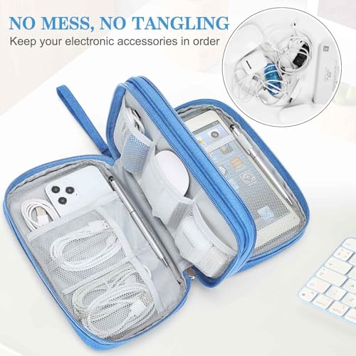 Electronic Organizer (9.1 x 5.9 x 3.15 inches / Cyan)