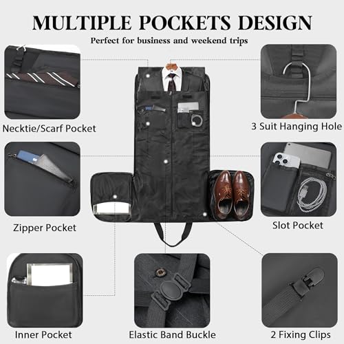 Garment Bags for Travel (Grey 01 / Large-50L Duffle Bag)