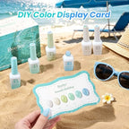 Beetles Jelly Gel Nail Polish Set (A - Blue Pink White | Seasalt Holiday)