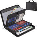 Accordion File Organizer (Black / 14.2" x 10.4" x 2")