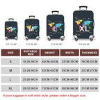 Travel Luggage Cover Suitcase Cover Protector Skins 18 (map / XL (for 29--32 inch luggage))