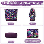 Beach Bag for Women (Purple Flamingo)
