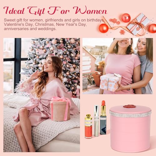 Jewelry Holder Organizer Ideas for Women (Sparkle Pink)