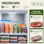 Dishwasher Safe Reusable Storage Bags Stand Up (Multicolor (5 Gallon + 6 Sandwich + 5 Snack ))