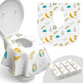 Disposable Toilet Seat Cover for Travel (Owls / 20 Count (Pack of 1))