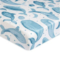 Ocean Crib Sheet (Ocean Whale)