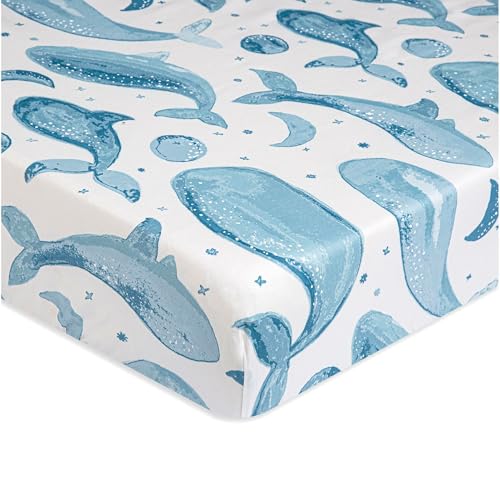 Ocean Crib Sheet (Ocean Whale)