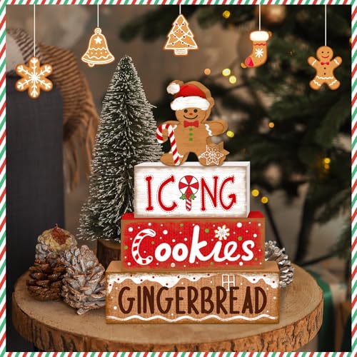 Tiered Tray Decor Set (Icing Gingerbread)