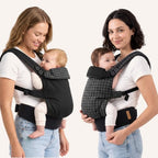 Reversible Baby Carrier (Black & Houndstooth)
