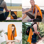 Microfiber Travel Towel (Orange / S:16"×32")