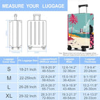 Beach Luggage Cover Washable Suitcase Protector Anti (Beach / XL(fits 32-34Inch suitcase))