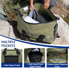 Waterproof Duffel Bag Roll (Army Green / 70L)