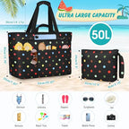Extra Large Beach Bags for Women (Color Wave Point)