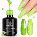 Beetles Green Glitter Gel Nail Polish (H - Flakie Green | Lime Shock)